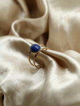 Charger l'image dans la galerie, Bague Duperré (Nacre, Lapis Lazuli, Agate verte…)