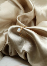 Charger l'image dans la galerie, Bague Duperré (Nacre, Lapis Lazuli, Agate verte…)