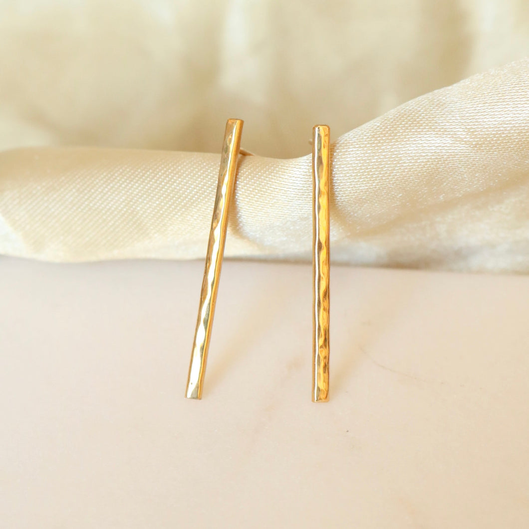 Boucles d'oreilles Lussi martelées