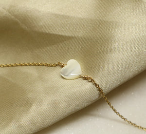 Bracelet coeur Nacré